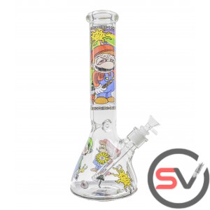 420 MARIO AND LUIGI GLASS WATER PIPE 14inch